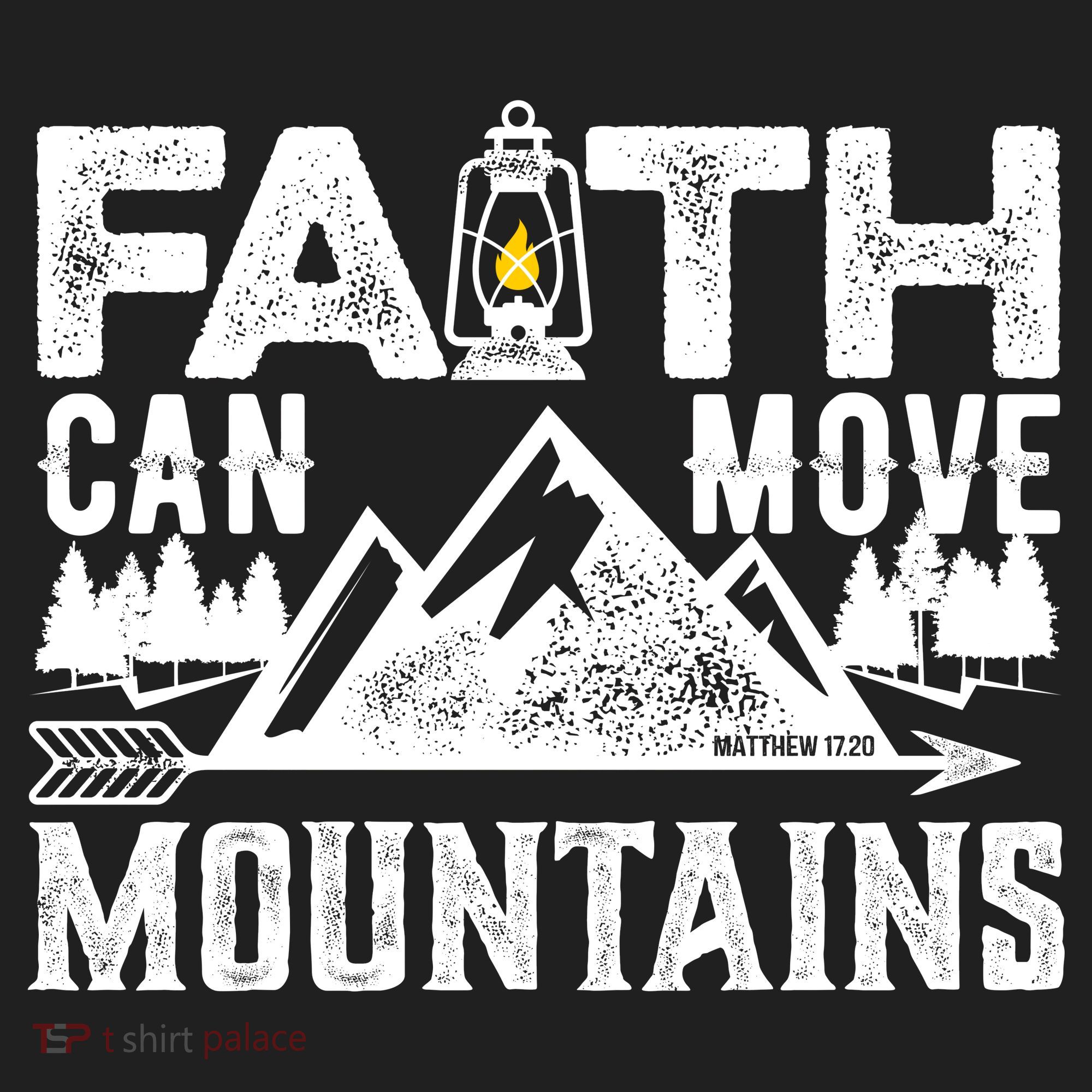 Faith Can Move Mountains - Matthew 17.20 Bible Verse Women's Sweatshirt