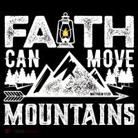 Faith Can Move Mountains - Matthew 17.20 Bible Verse Long Sleeve Shirt thumb 2
