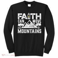 Faith Can Move Mountains - Matthew 17.20 Bible Verse Sweatshirt thumb 0
