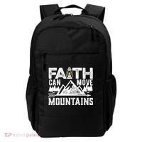 Faith Can Move Mountains - Matthew 17.20 Bible Verse Backpack thumb 0