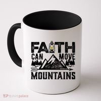 Faith Can Move Mountains - Matthew 17.20 Bible Verse Coffee Mug thumb 0