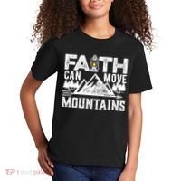 Faith Can Move Mountains - Matthew 17.20 Bible Verse Kids T-Shirt thumb 2