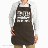 Faith Can Move Mountains - Matthew 17.20 Bible Verse Apron thumb 2