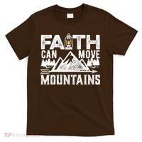 Faith Can Move Mountains - Matthew 17.20 Bible Verse T-Shirt thumb 0