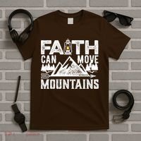 Faith Can Move Mountains - Matthew 17.20 Bible Verse T-Shirt thumb 5