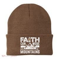 Faith Can Move Mountains - Matthew 17.20 Bible Verse Beanie thumb 0