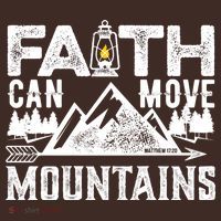 Faith Can Move Mountains - Matthew 17.20 Bible Verse Baby Bodysuit thumb 2
