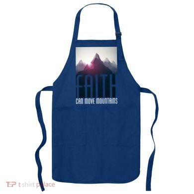 Faith Can Move Mountains Apron