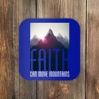 Faith Can Move Mountains Coaster thumb 0