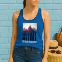 Faith Can Move Mountains Women's Tank Top thumb 2
