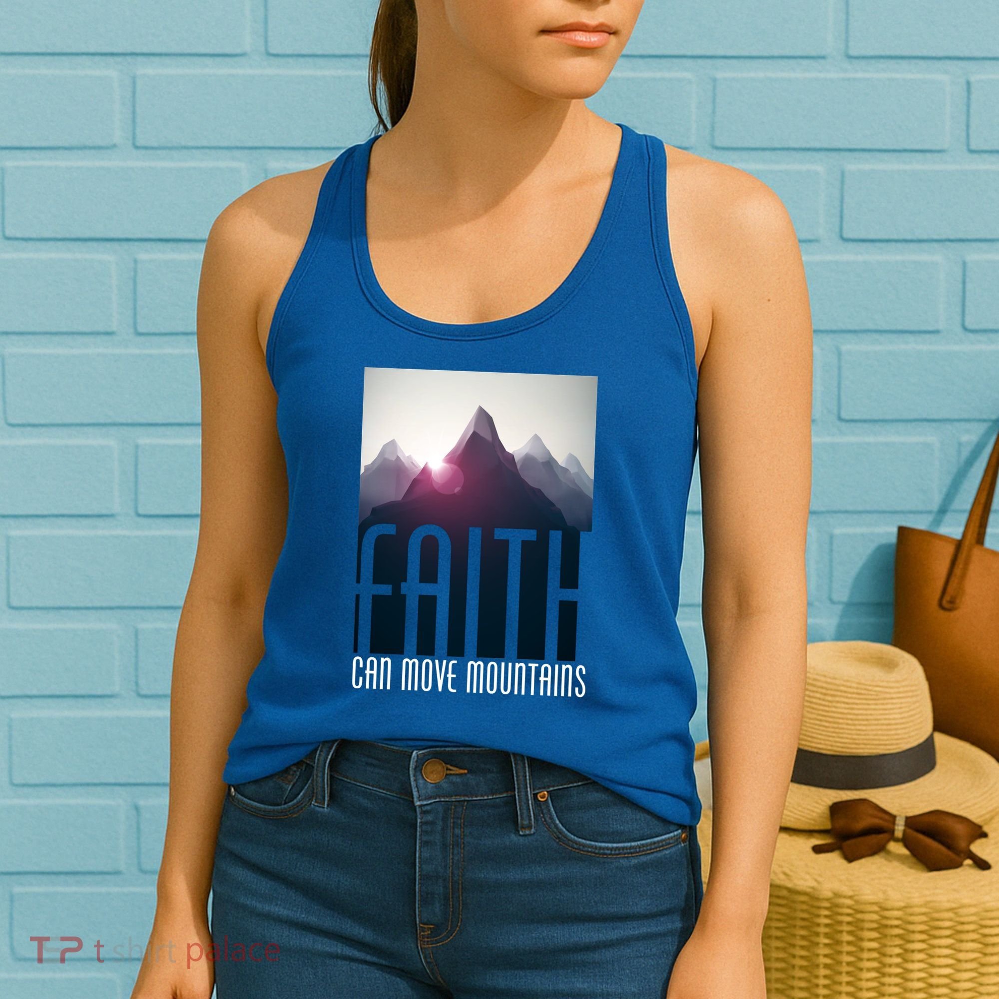 Faith Can Move Mountains Women's Tank Top