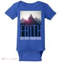Faith Can Move Mountains Baby Bodysuit thumb 0
