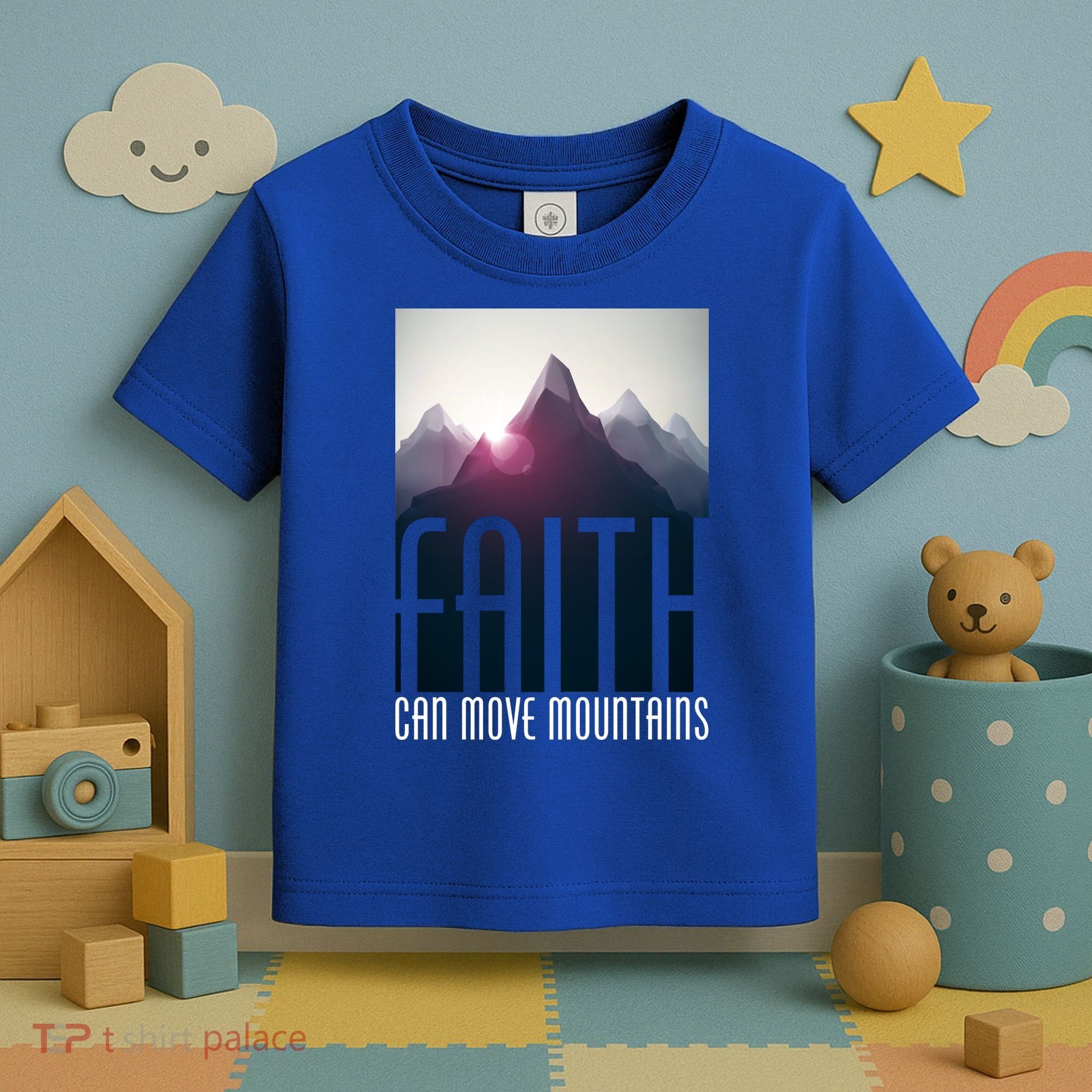 Faith Can Move Mountains Toddler T-Shirt
