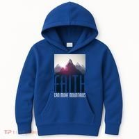 Faith Can Move Mountains Kids Hoodie thumb 0