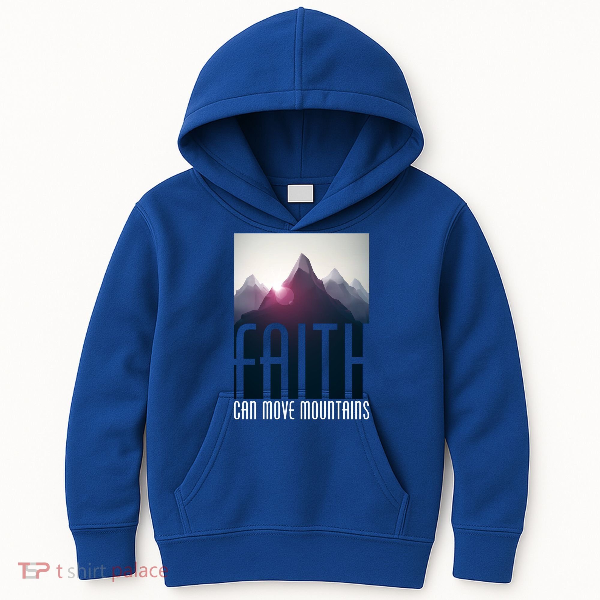 Faith Can Move Mountains Kids Hoodie
