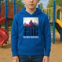Faith Can Move Mountains Kids Hoodie thumb 2