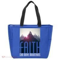 Faith Can Move Mountains Tote Bag thumb 0