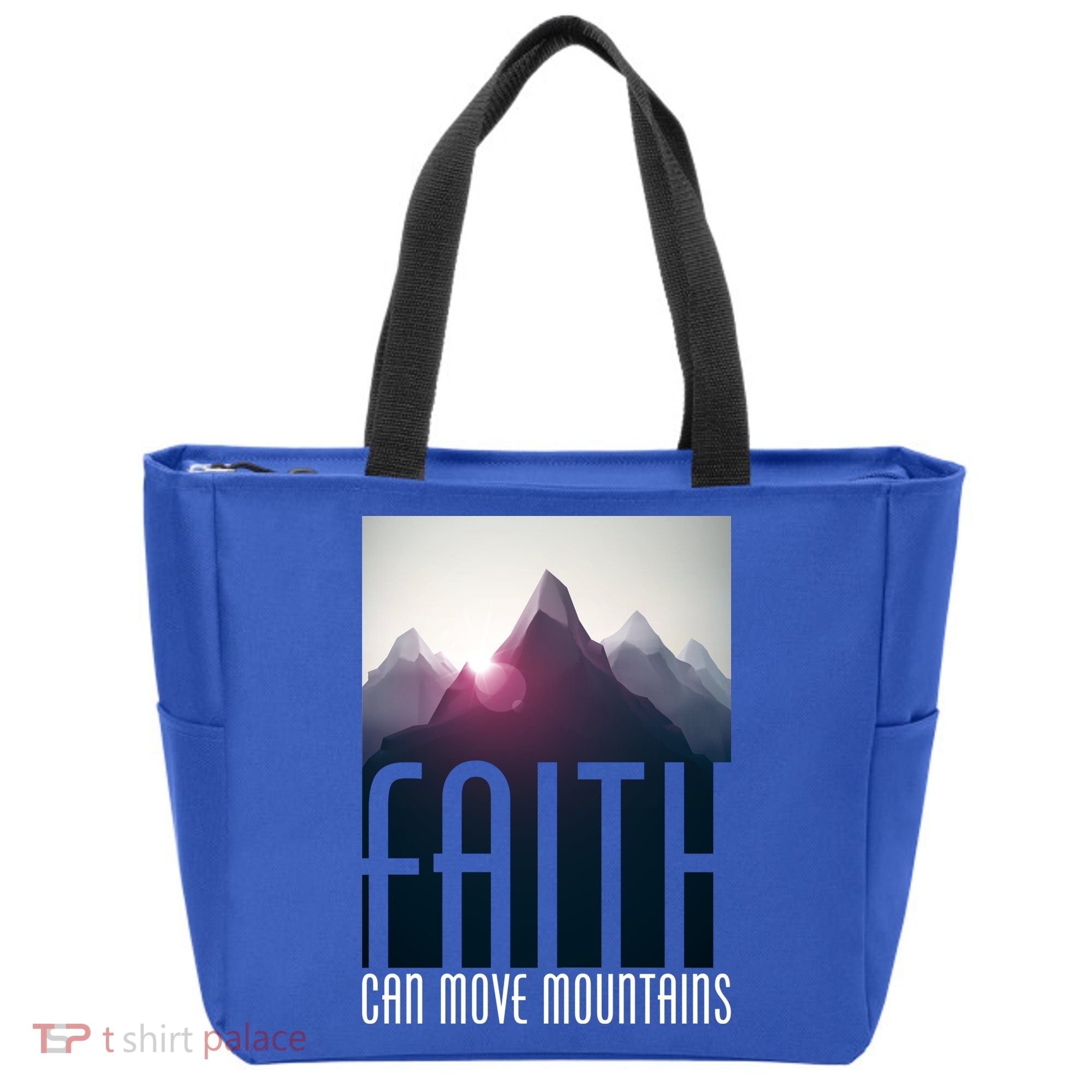 Faith Can Move Mountains Tote Bag
