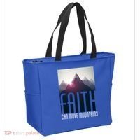 Faith Can Move Mountains Tote Bag thumb 2
