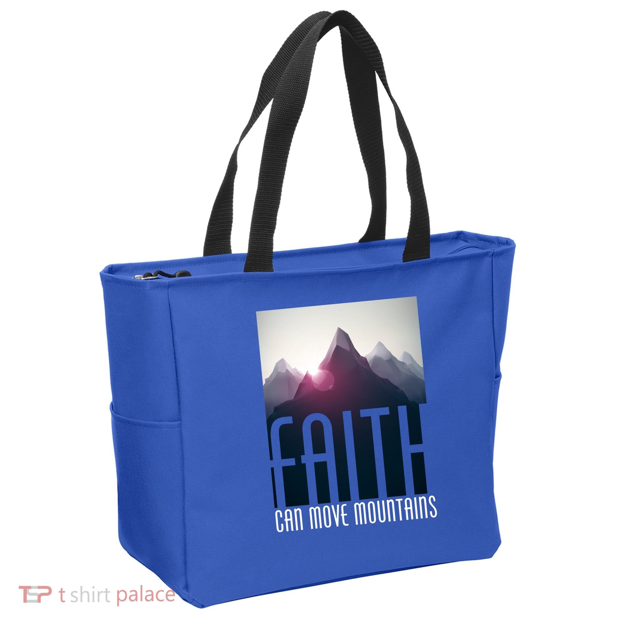 Faith Can Move Mountains Tote Bag