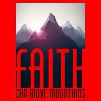 Faith Can Move Mountains Santa Hat thumb 1