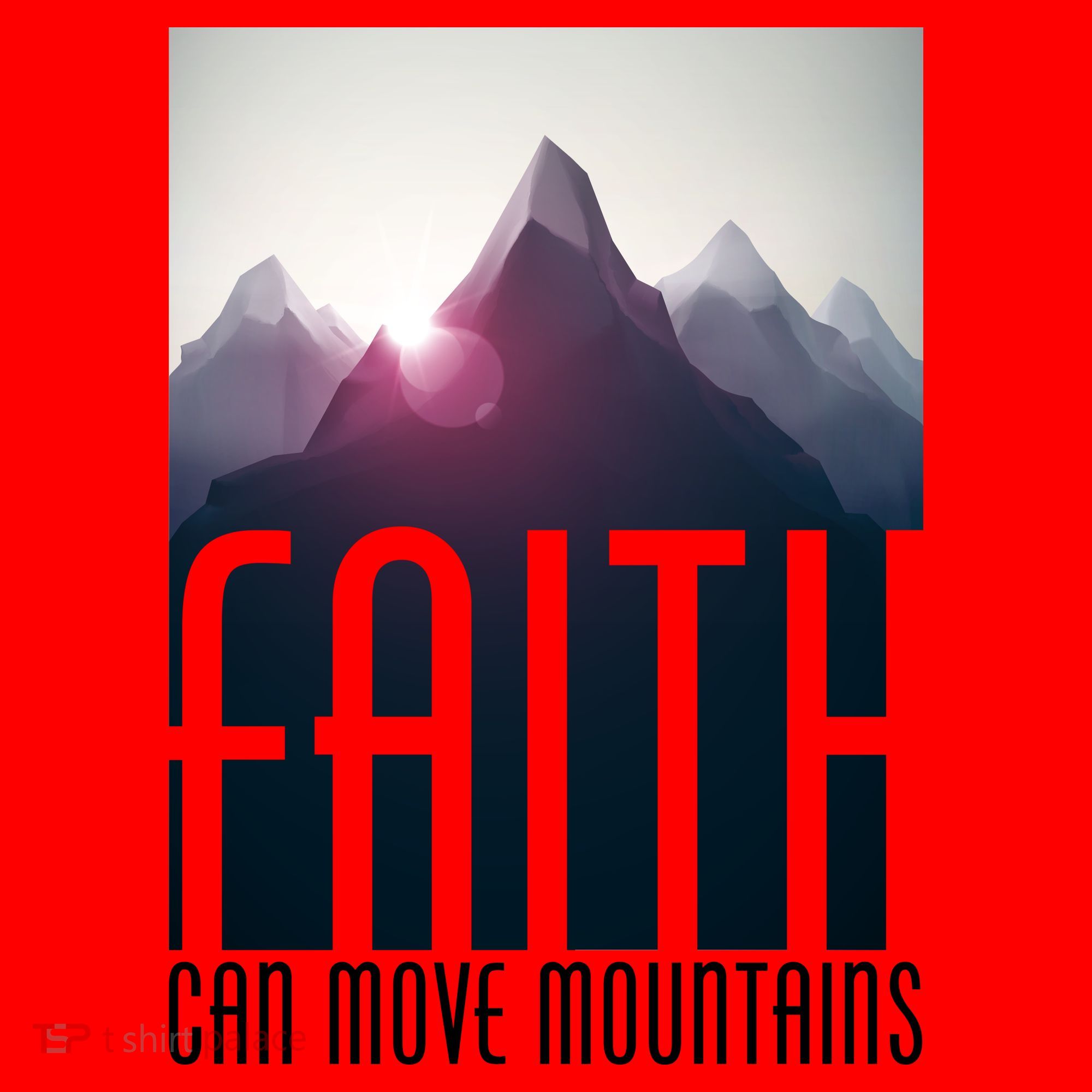 Faith Can Move Mountains Santa Hat
