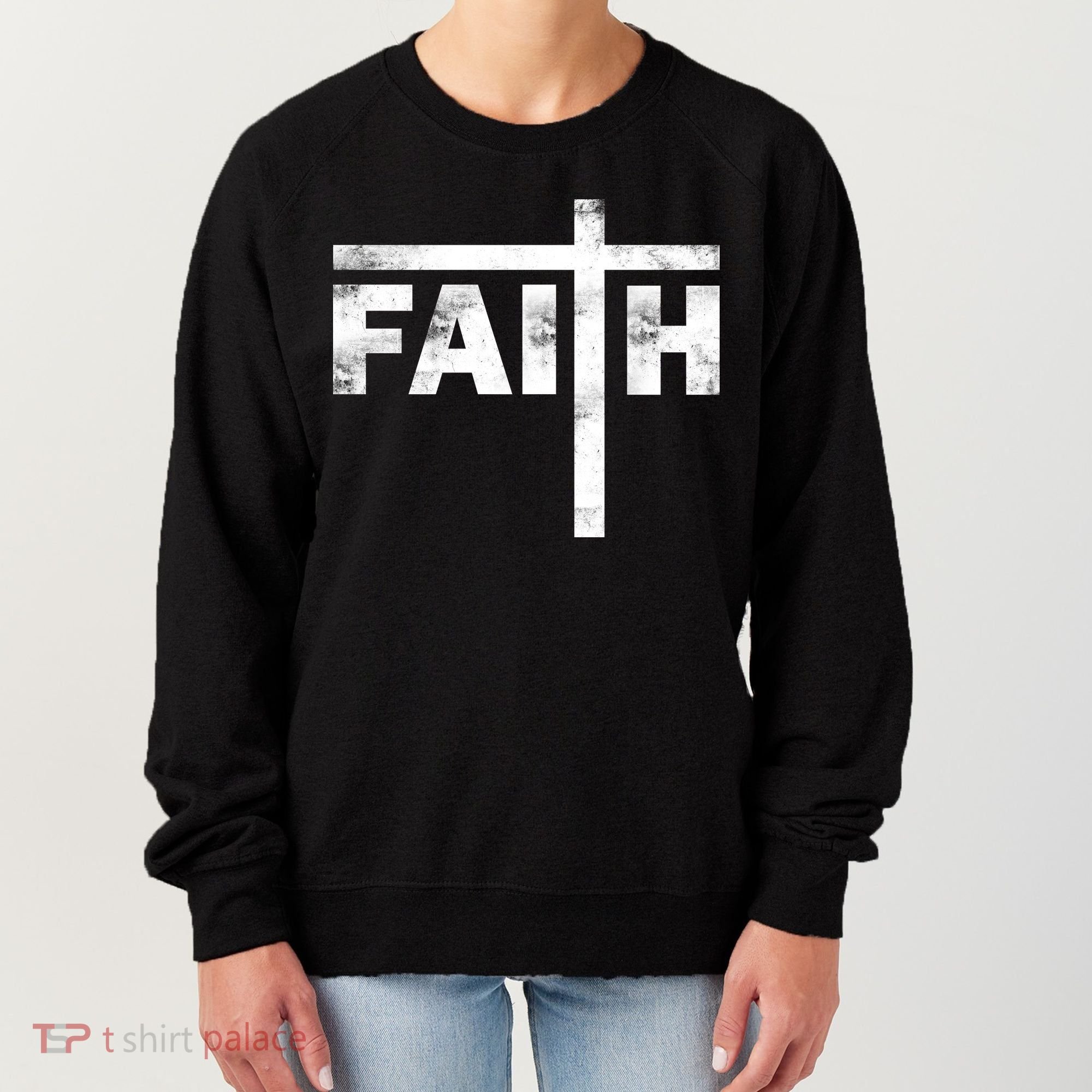 Faith Cross Logo Women's Sweatshirt
