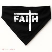 Faith Cross Logo USA-Made Doggie Bandana thumb 0