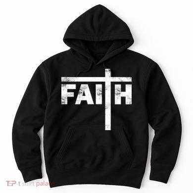 Faith Cross Logo Hoodie