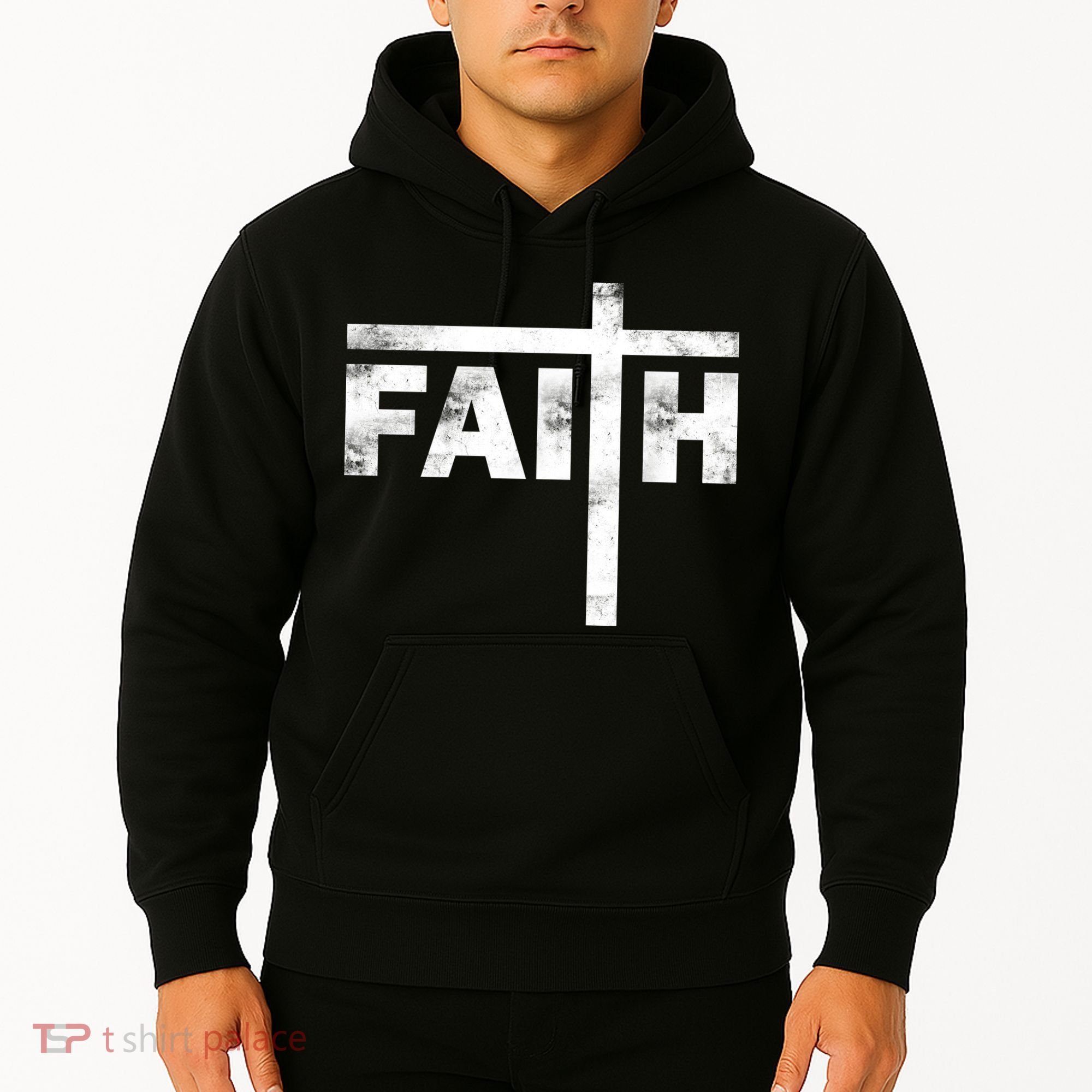 Faith Cross Logo Hoodie