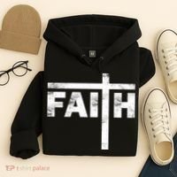 Faith Cross Logo Hoodie thumb 4