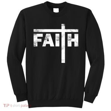 Faith Cross Logo Sweatshirt