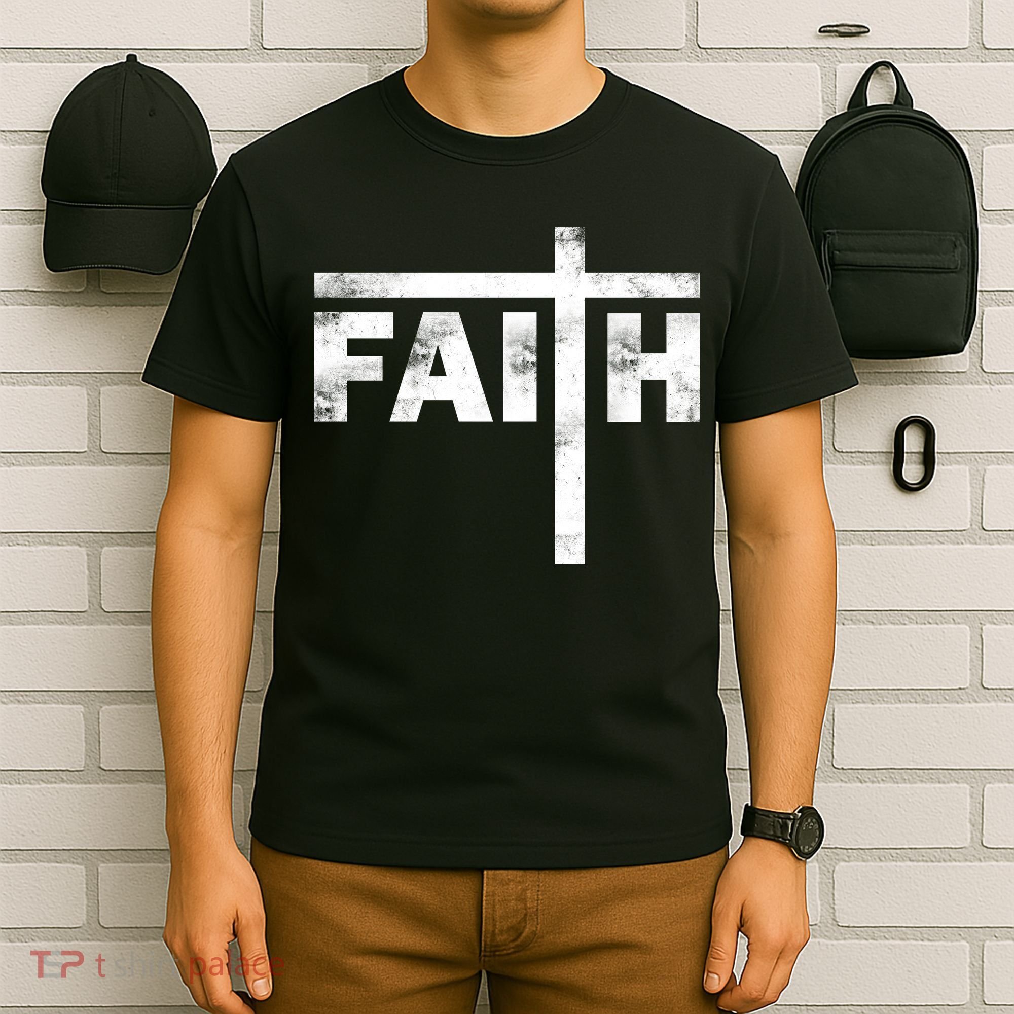 Faith Cross Logo T-Shirt