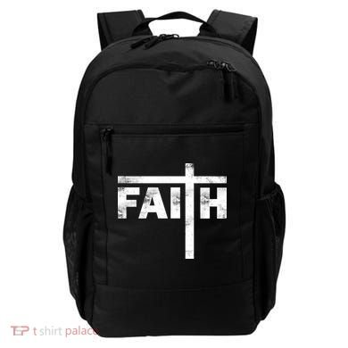 Faith Cross Logo Backpack