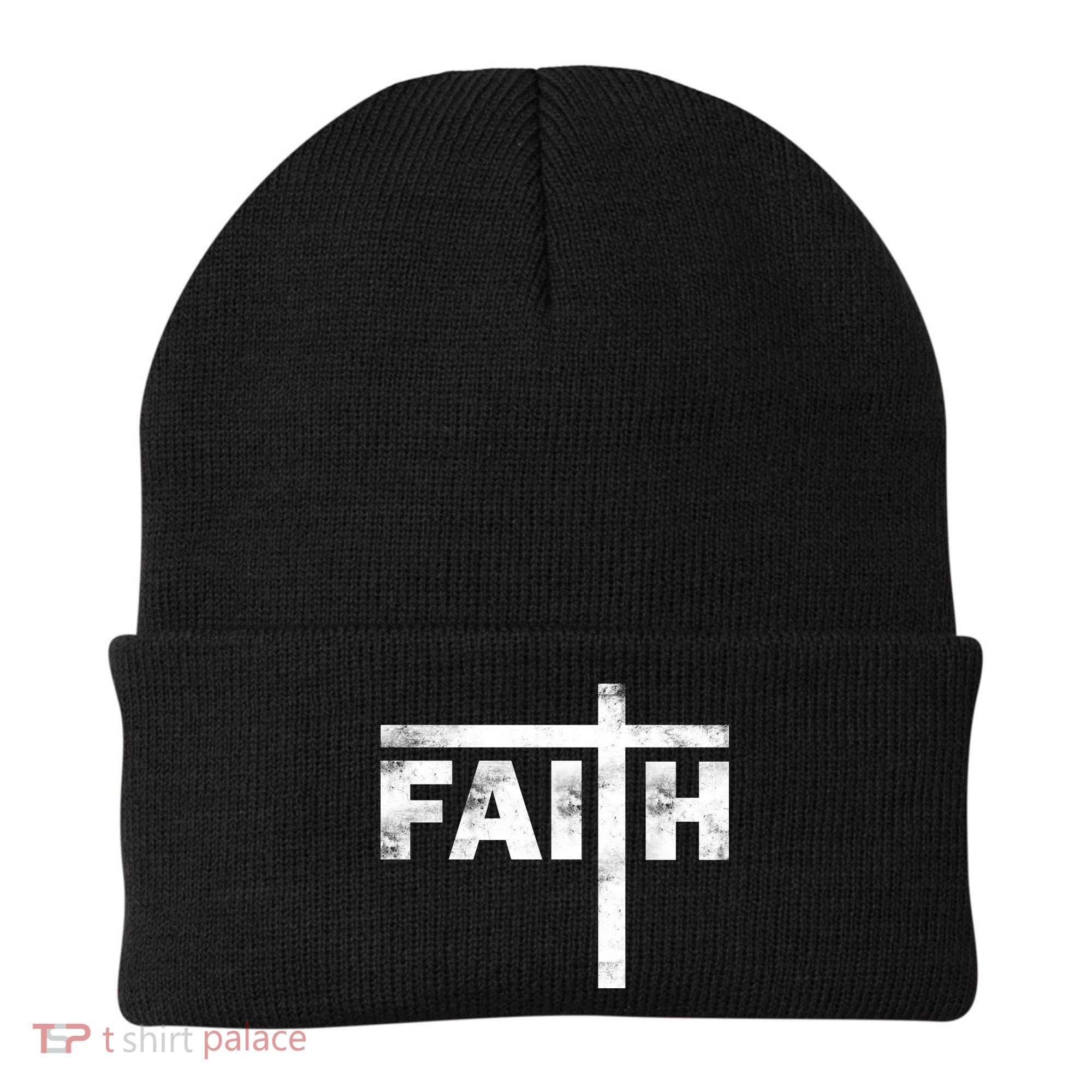 Faith Cross Logo Beanie