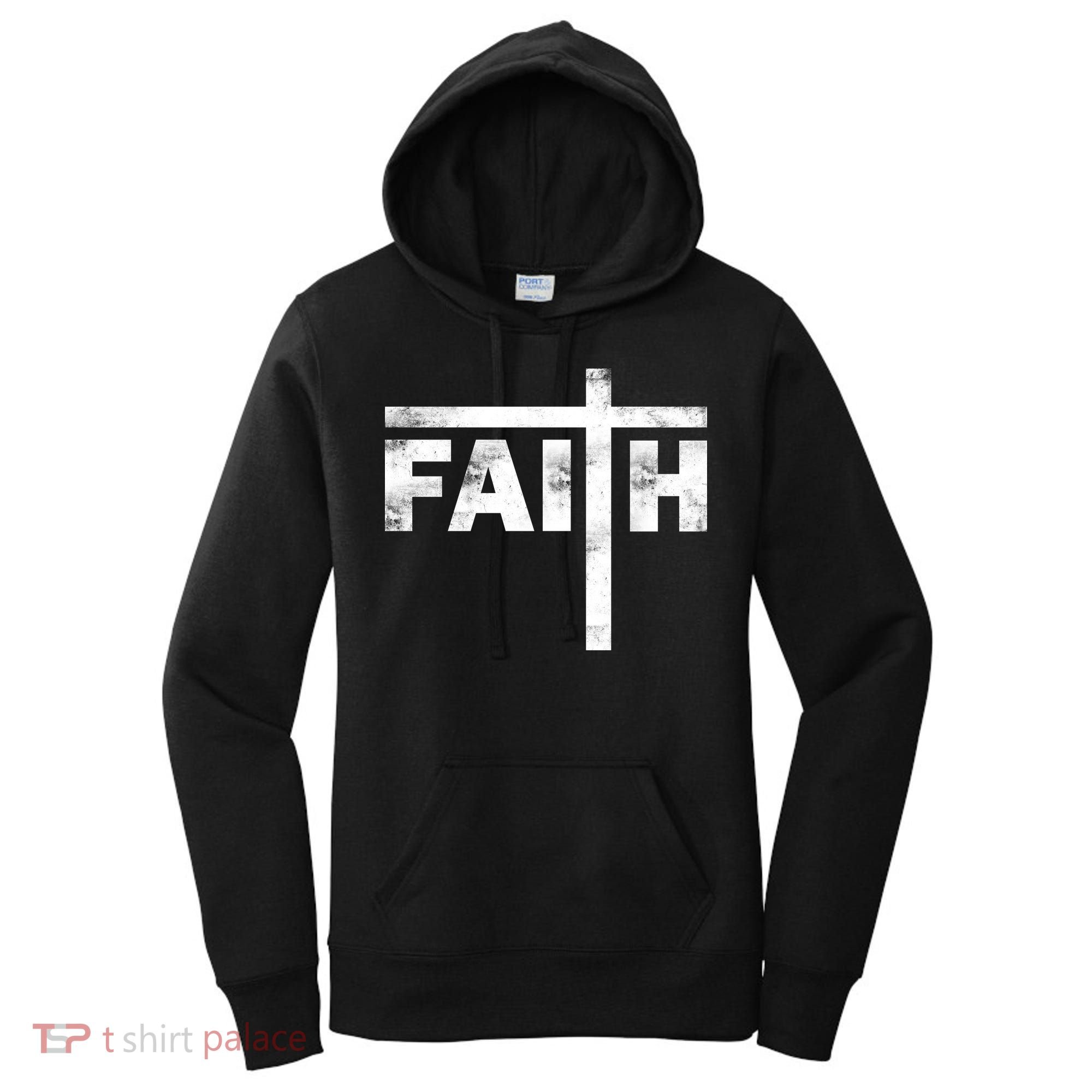 Faith Cross Logo Women's Hoodie
