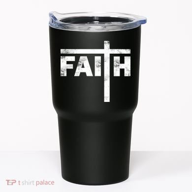 Faith Cross Logo Tumbler