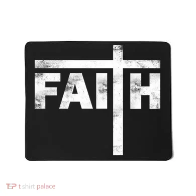Faith Cross Logo Mousepad