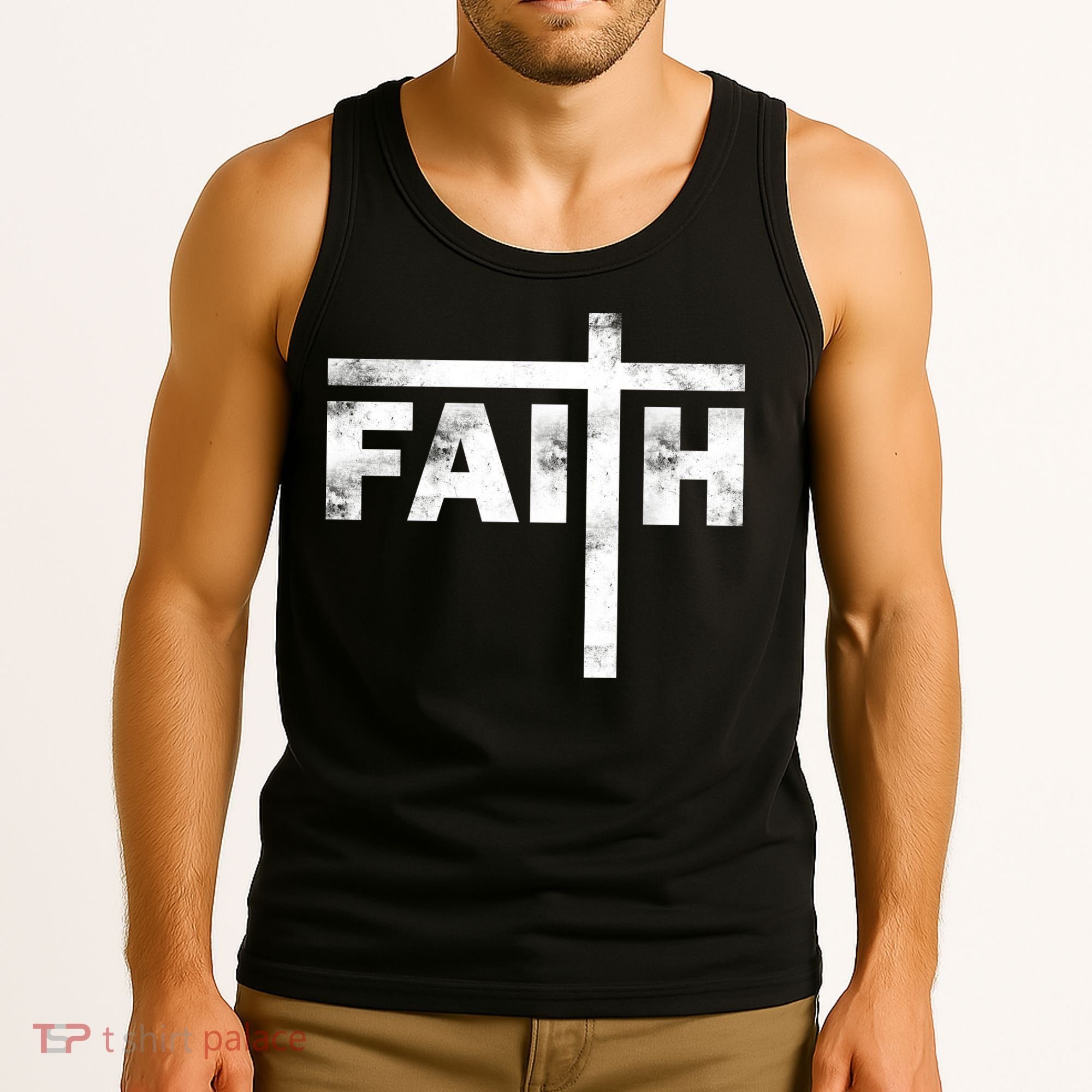 Faith Cross Logo Tank Top