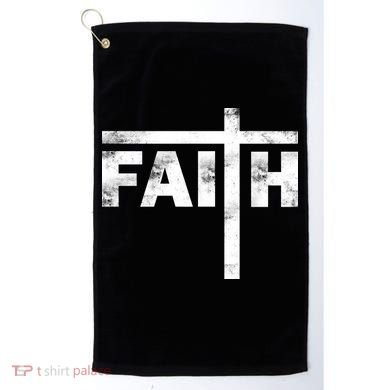 Faith Cross Logo Golf Towel