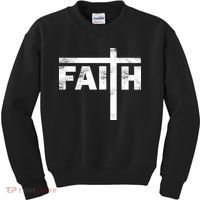 Faith Cross Logo Kids Sweatshirt thumb 0