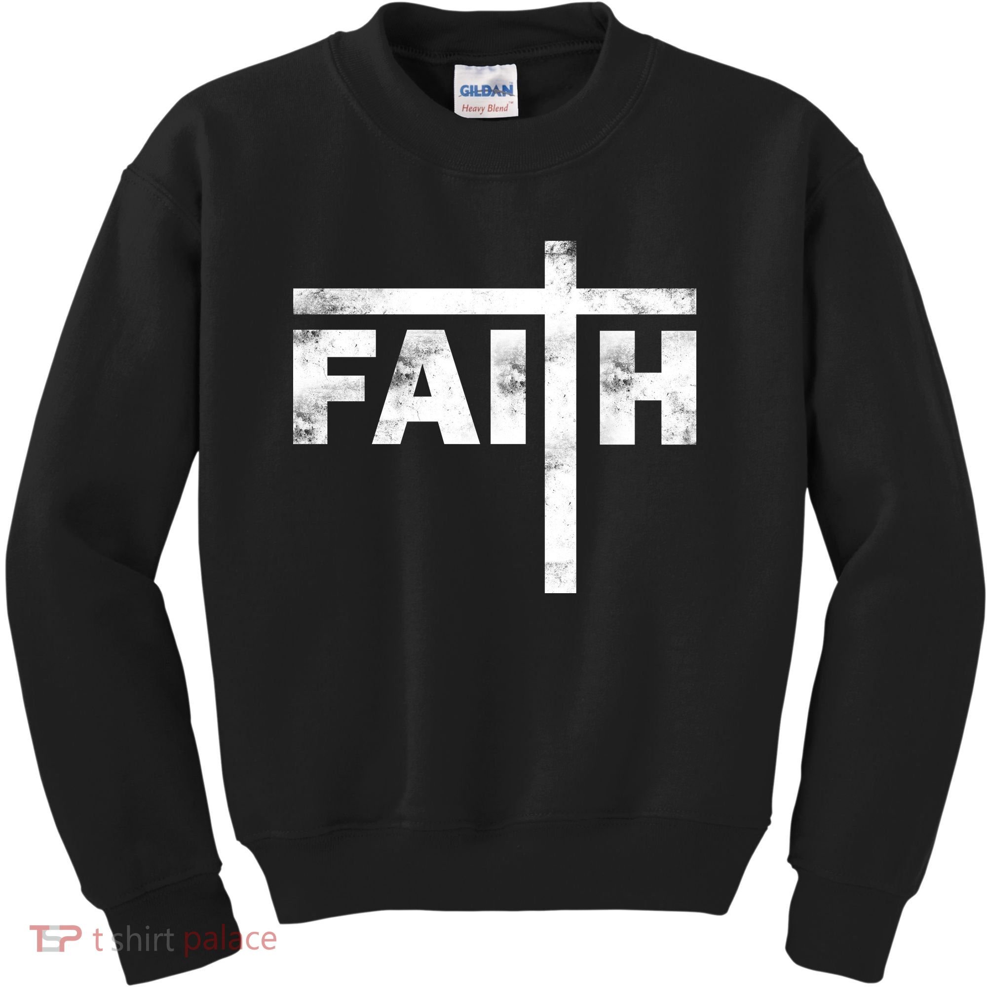 Faith Cross Logo Kids Sweatshirt