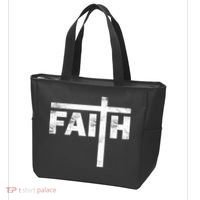 Faith Cross Logo Tote Bag thumb 3