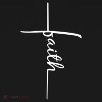 Faith Cross Symbol USA-Made Doggie Bandana thumb 2