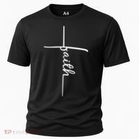 Faith Cross Symbol Cooling Performance Crew T-Shirt thumb 0