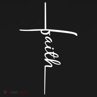 Faith Cross Symbol Button