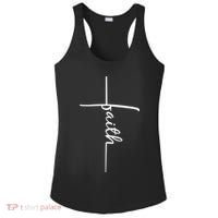 Faith Cross Symbol Ladies PosiCharge Competitor Racerback Tank thumb 0