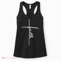 Faith Cross Symbol Women's Tank Top thumb 0