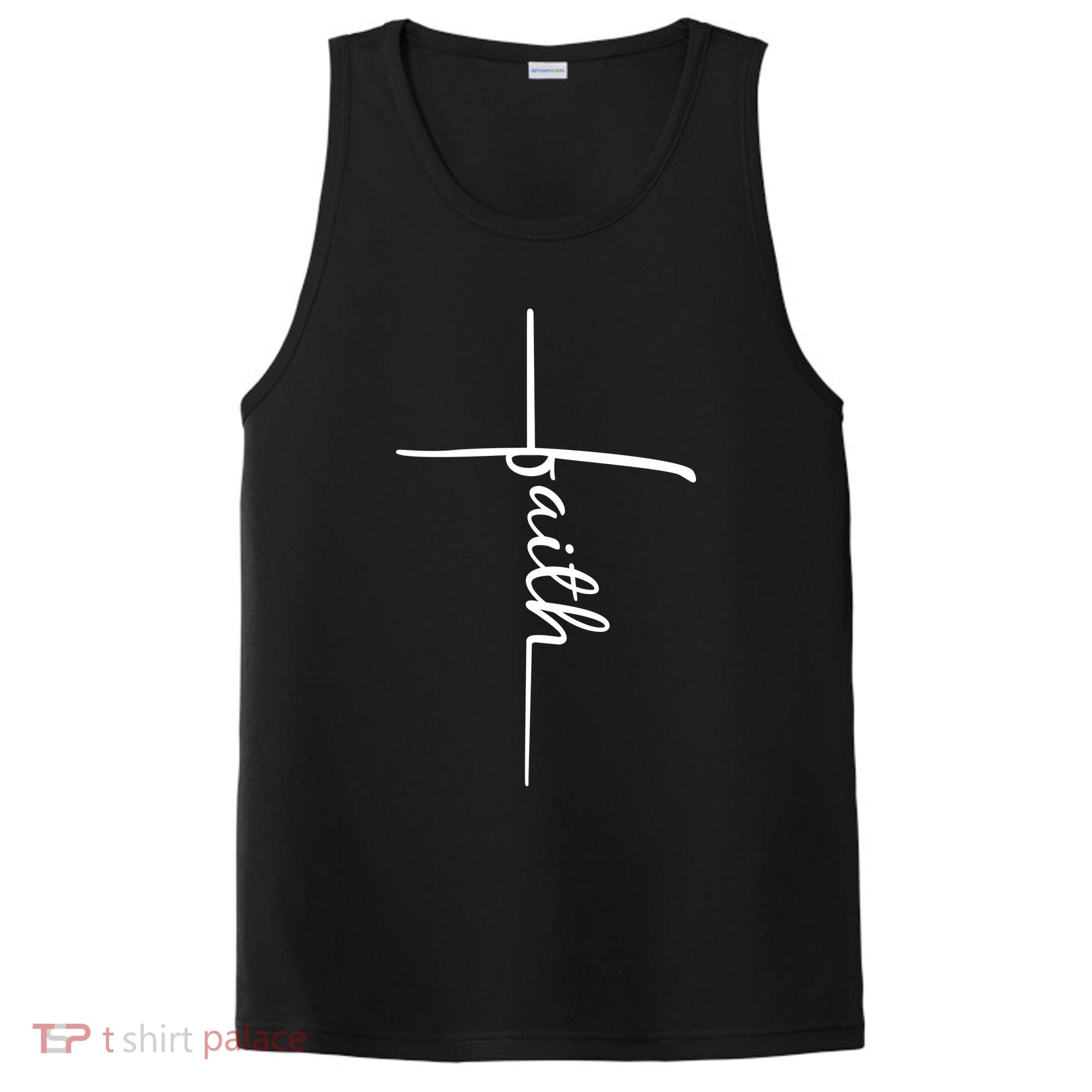Faith Cross Symbol PosiCharge Competitor Tank