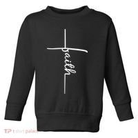 Faith Cross Symbol Toddler Sweatshirt thumb 0